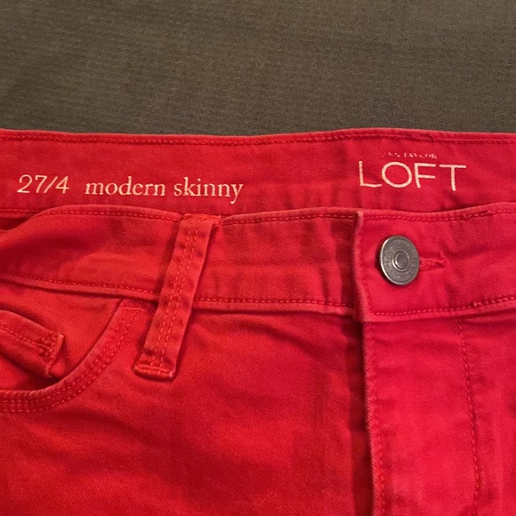 Loft size 4 skinny pants - Picture 7 of 7